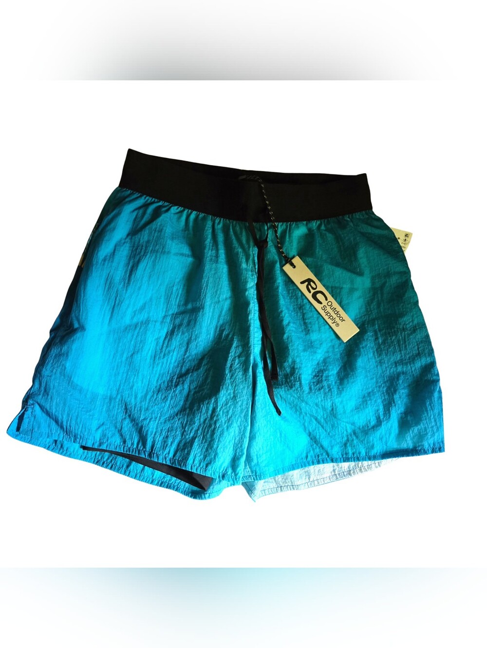 RCOS Men's Blue Athletic Shorts Size Xs 2 In 1 Lined Shorts With Zipper Pockets
